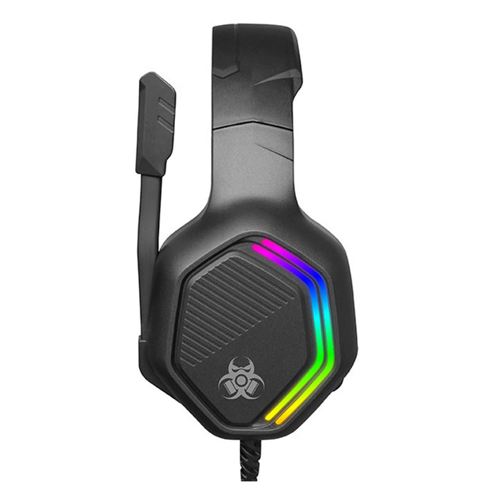 Herné slúchadlá Tracer, podsvietenie RGB, skladací mikrofón, Gamezone GZ X3