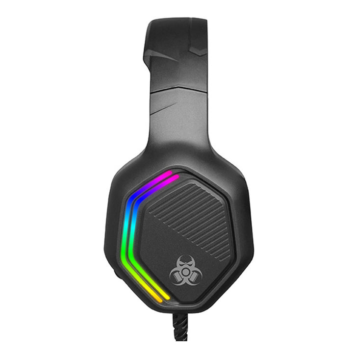Herné slúchadlá Tracer, podsvietenie RGB, skladací mikrofón, Gamezone GZ X3