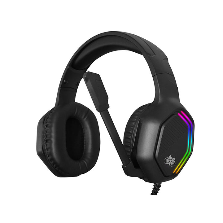 Herné slúchadlá Tracer, podsvietenie RGB, skladací mikrofón, Gamezone GZ X3