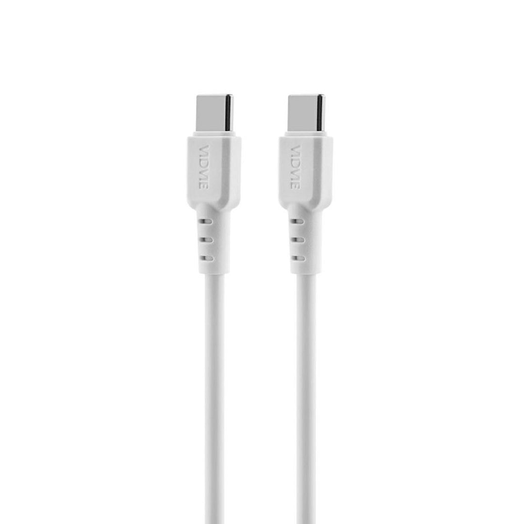 Sieťová nabíjačka VIDVIE, 3A, 65W, 2x USB-C, 1x USB, kábel USB-C/USB-C, PLE262