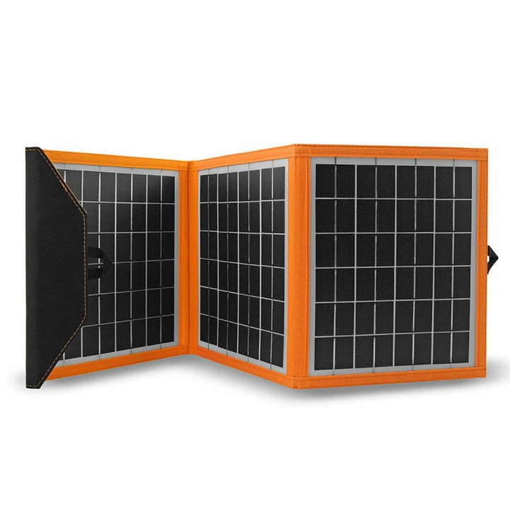 Solárny panel, nabíjačka, 15 W, 1 port USB, čierno-oranžový, A04