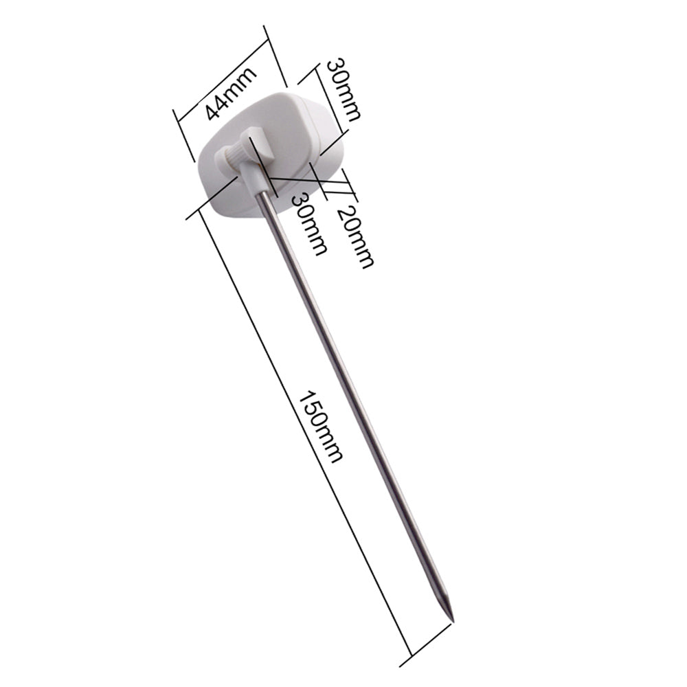 Potravinový teplomer/sonda, zelenomodrý, dĺžka sondy 15 cm, teplotný rozsah -50 °C až +300 °C, presnosť 0,1 °C, GB382, 3 kusy
