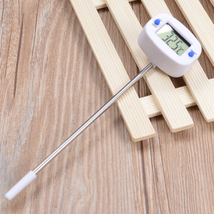 Potravinový teplomer/sonda, zelenomodrý, dĺžka sondy 15 cm, teplotný rozsah -50 °C až +300 °C, presnosť 0,1 °C, GB382, 3 kusy