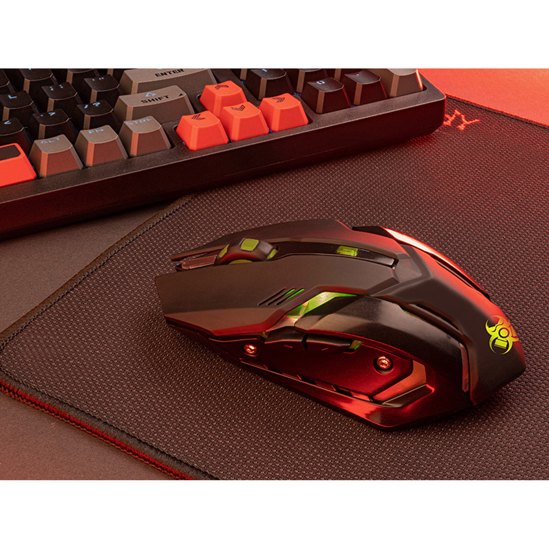 Herná myš Tracer, bezdrôtová, 500mAh batéria, 3200 DPI, Gamezone Rocky RF Nano