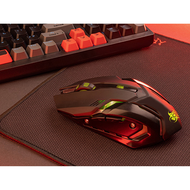 Herná myš Tracer, bezdrôtová, 500mAh batéria, 3200 DPI, Gamezone Rocky RF Nano