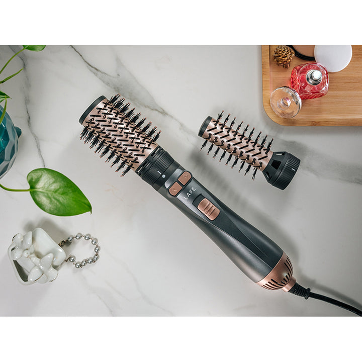 Rotačná kulma/sušiak LAFE, 2 rýchlosti, 3 stupne tepla, ionizácia, 1200 W, štýl Sleek and Shine