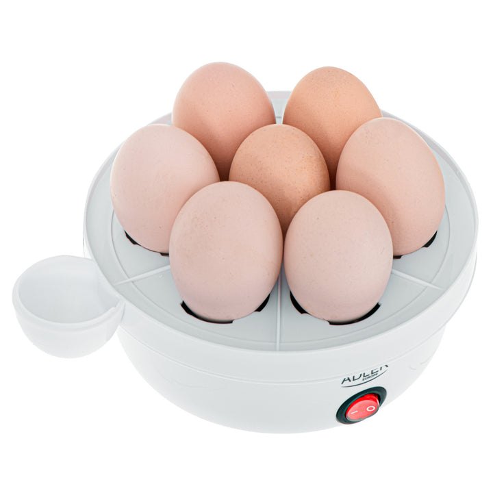 Automatický varič vajec Adler, na 7 vajec, výkon 450 W, biely, AD 4459