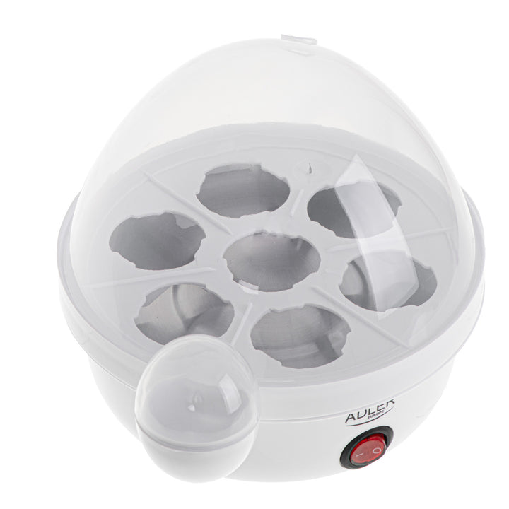 Automatický varič vajec Adler, na 7 vajec, výkon 450 W, biely, AD 4459