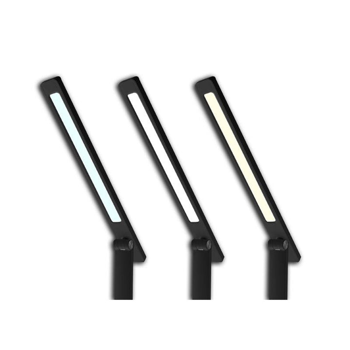 Kancelárska lampa LTC, LED 10 W, tri teploty svetla, indukčné nabíjanie, dotykový panel, LXL0099C
