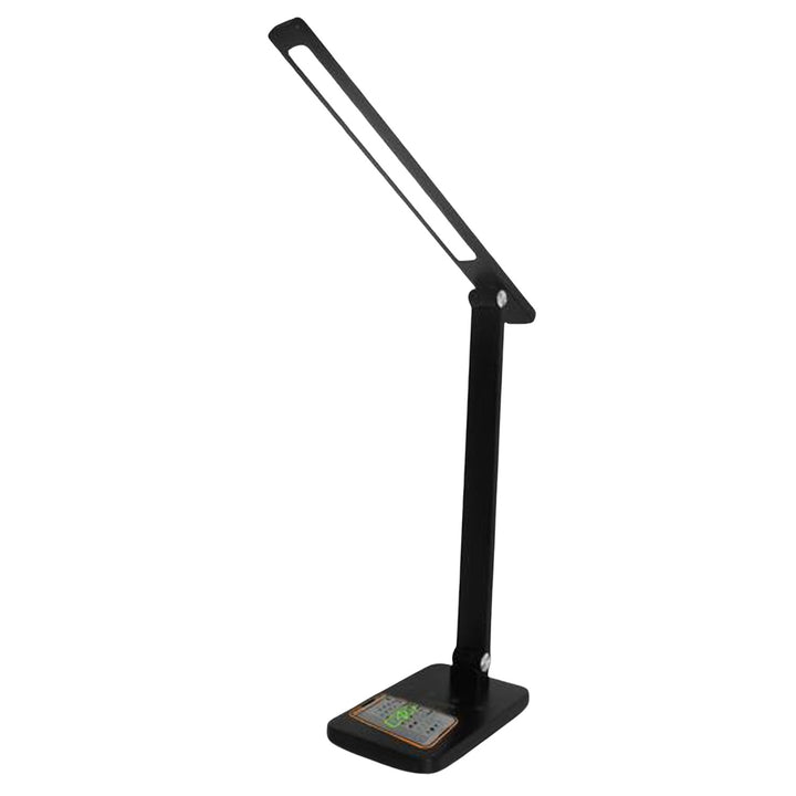 Kancelárska lampa LTC, LED 10 W, tri teploty svetla, indukčné nabíjanie, dotykový panel, LXL0099C