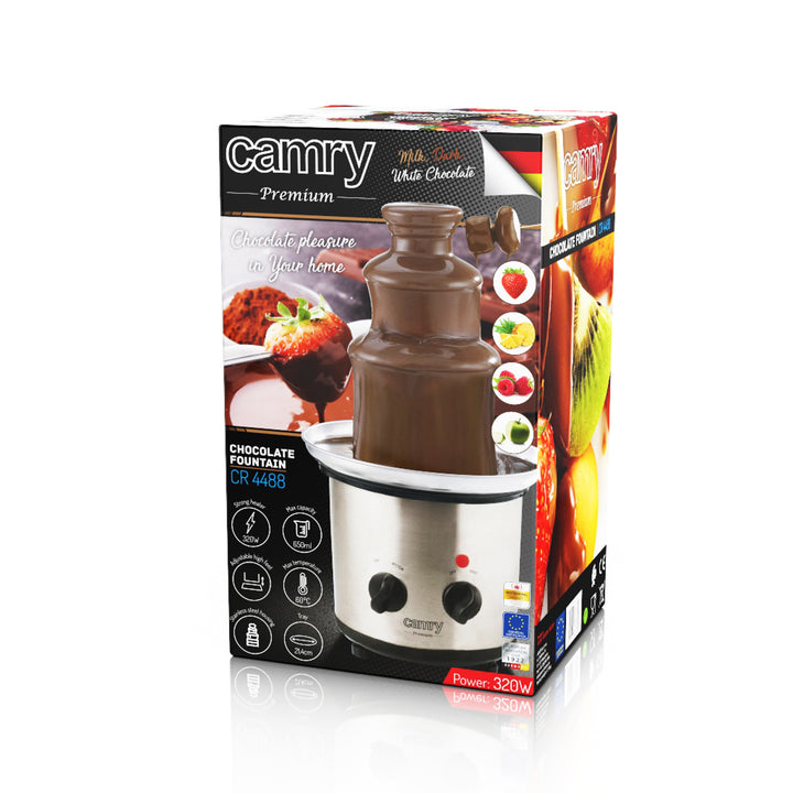 Čokoládová fontána Camry, objem 650 ml, príkon 320 W, CR 4488