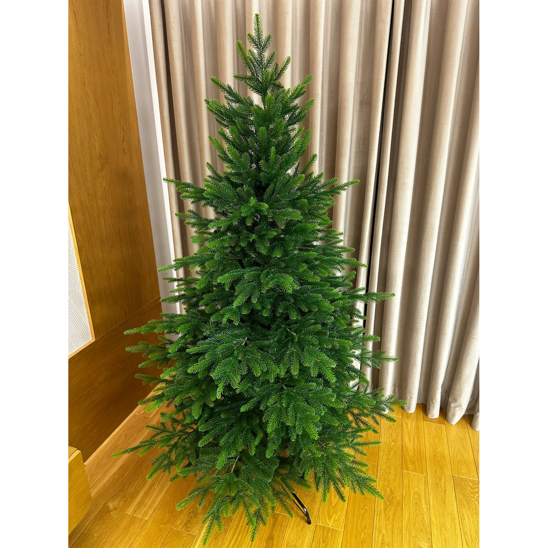 Umelý vianočný stromček, prírodný kaukazský smrek, PVC + PE, výška 160 cm