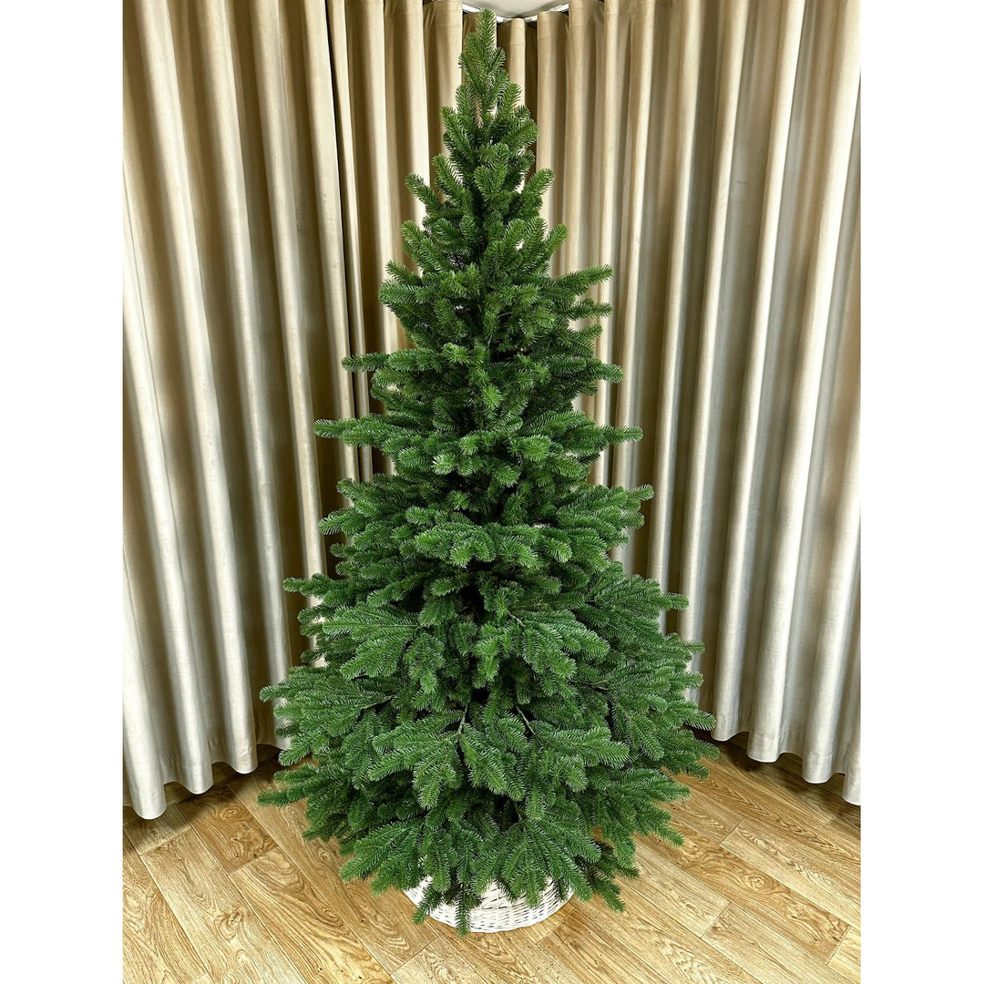 Umelý vianočný stromček, prírodná jedľa, 100% PE, výška 230 cm
