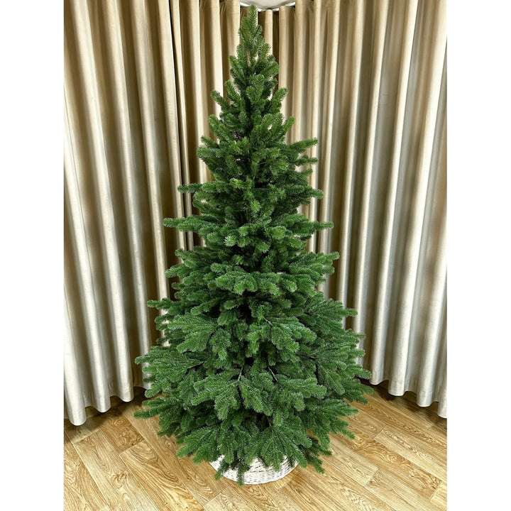 Umelý vianočný stromček, prírodná jedľa, 100% PE, výška 230 cm