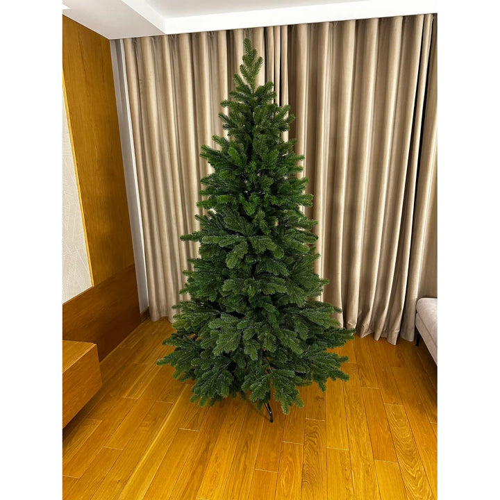 Umelý vianočný stromček, prírodná jedľa, 100% PE, výška 200 cm