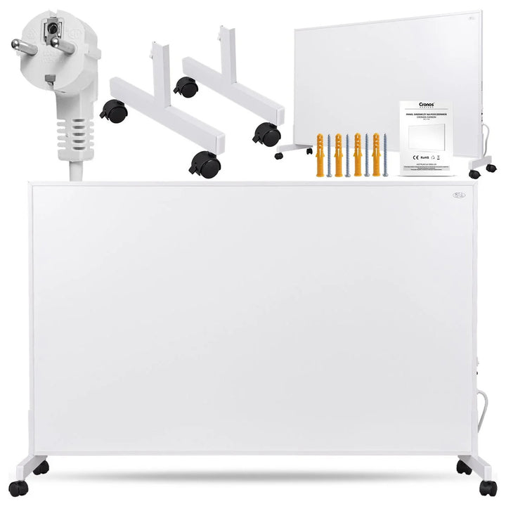 Infračervený ohrievač Cronos, 1000 W, matný povrch, ultratenký, Carbon P1000