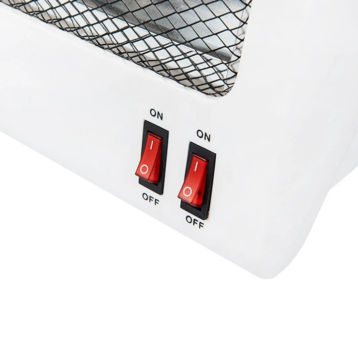 Kremenný ohrievač Cronos, výkon 400/800 W, 2 kremenné trubice, biely, NSB-80