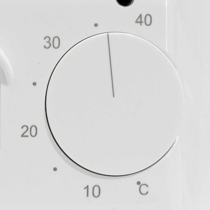Termostat pre fóliu, vykurovacia rohož Cronos, rozsah 5 °C - 40 °C, zapustená montáž, 3-metrový NTC senzor, AC308/M5