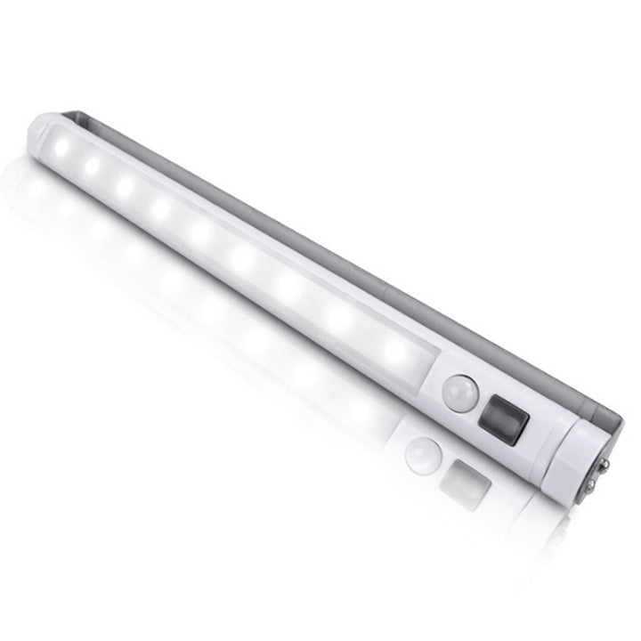 Kuchynská lampa Maclean LED, pod skrinku 9 SMD, napájaná batériami, PIR senzor zapnutia/vypnutia, MCE166 + 3x batérie Varta Industrial LR6/AA R-06