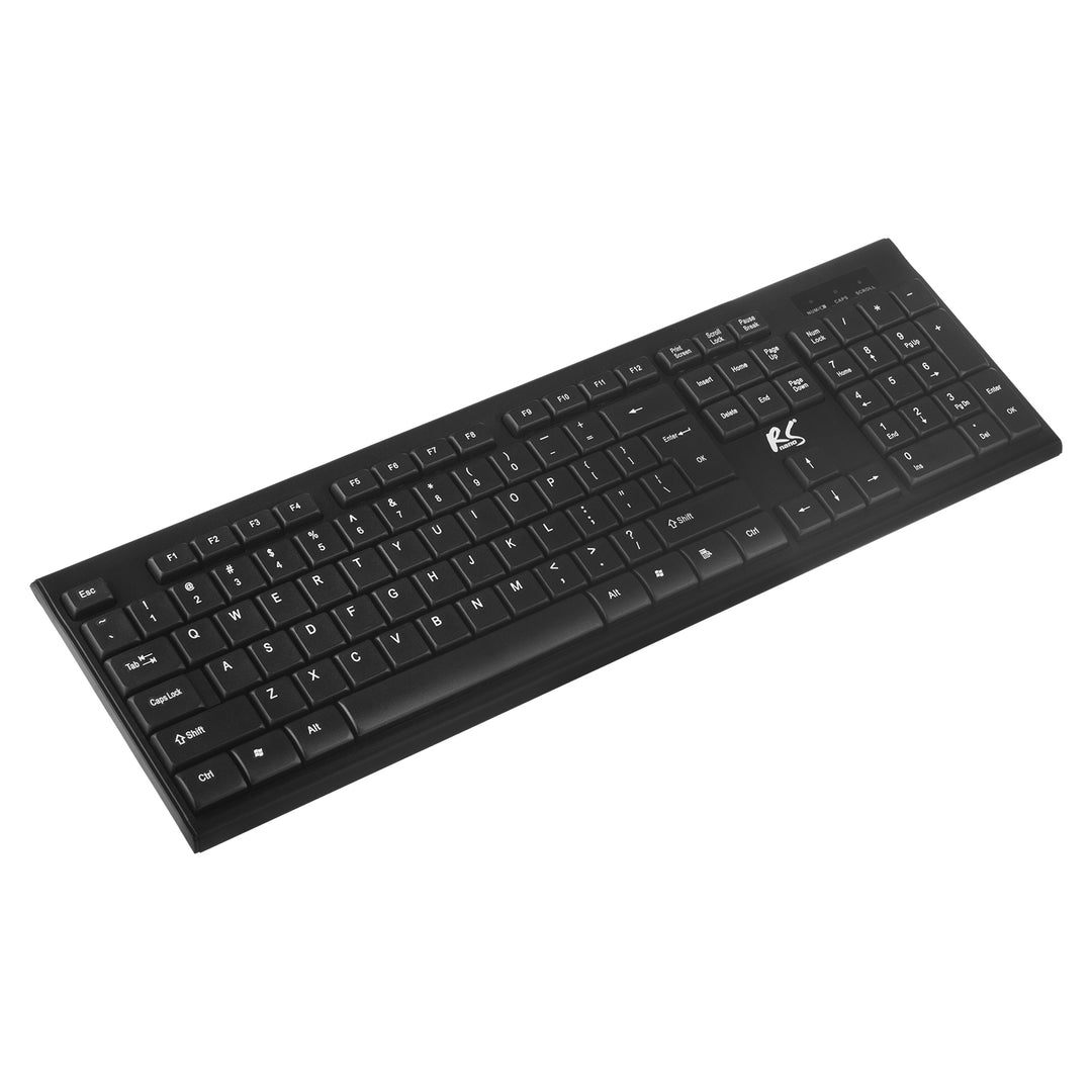 Bezdrôtová klávesnica + myš COMBO NanoRS, RS580 + 2x alkalická batéria AAA Varta Industrial