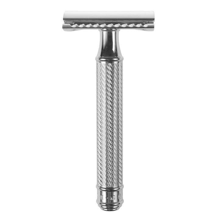 Tradičná britva, žiletka, pochrómovaná mosadz, MÜHLE R89