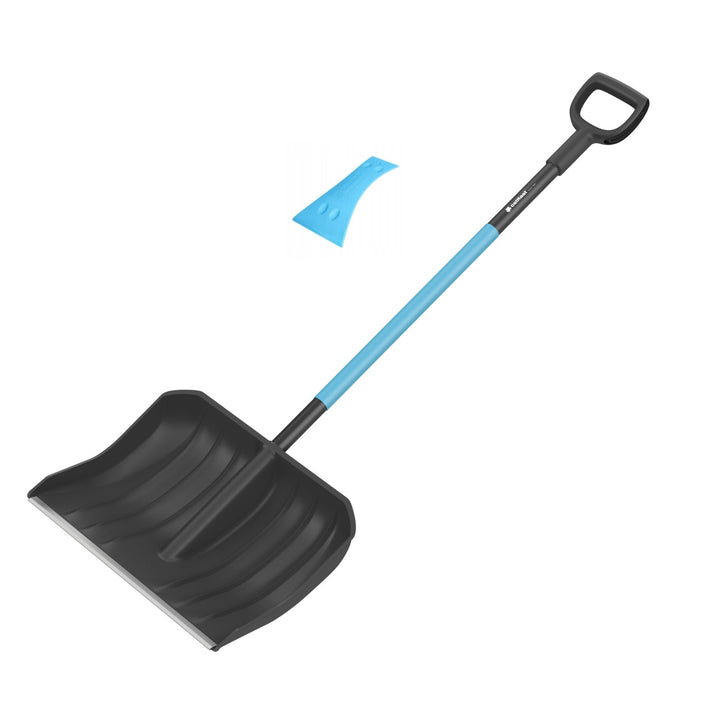 Lopata na sneh Cellfast, hliníková násada, dĺžka 140 cm, Cellpro 40-340 + škrabka na sklo