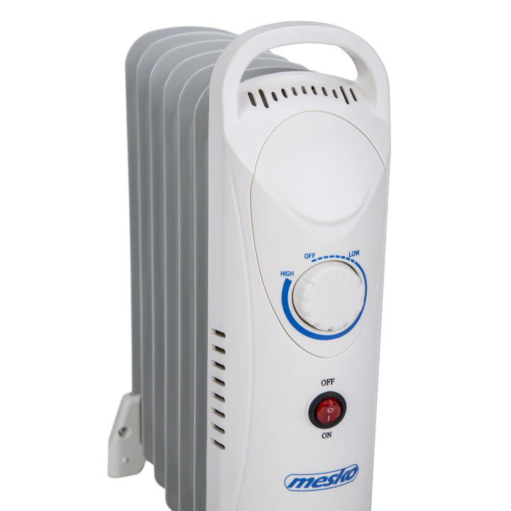 Ohrievač oleja Mesko, 7 rebier, 800 W, regulácia teploty, sivý, MS 7804