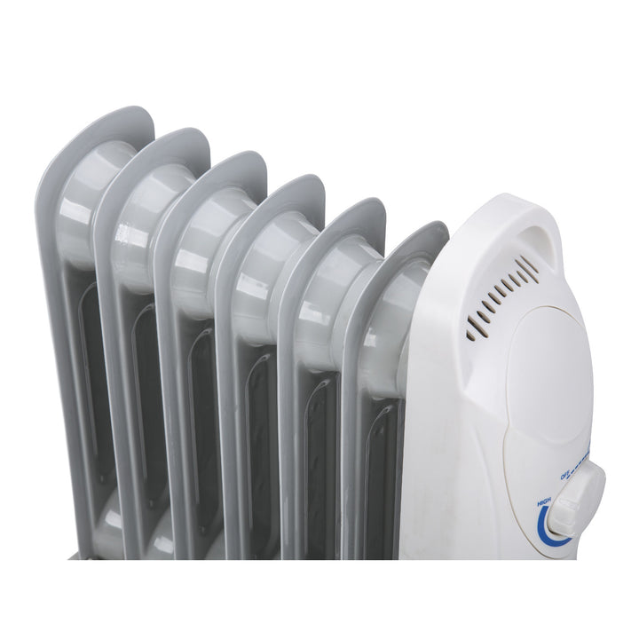 Ohrievač oleja Mesko, 7 rebier, 800 W, regulácia teploty, sivý, MS 7804