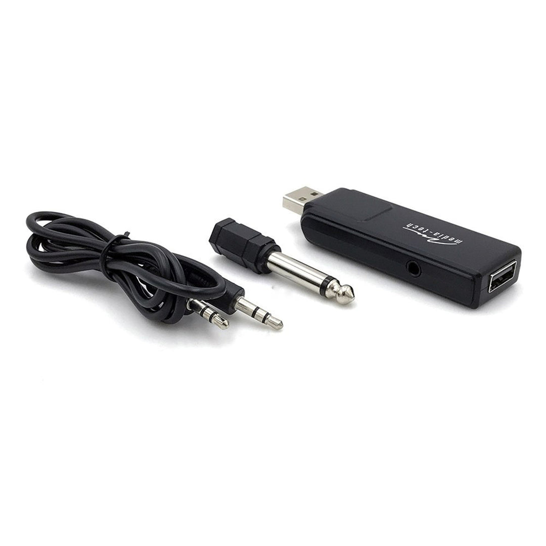 Dva bezdrôtové mikrofóny s prijímačom USB pre reproduktor s funkciou karaoke, Mediatech MT395