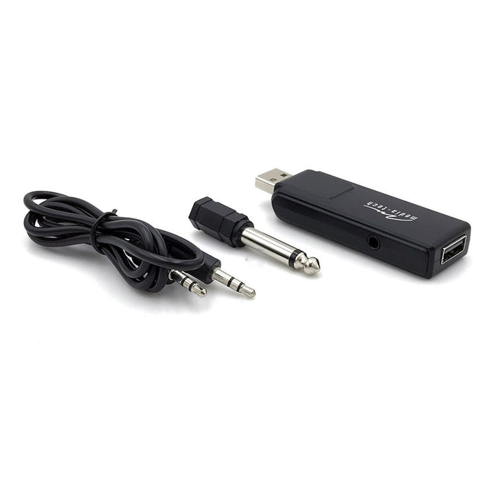Dva bezdrôtové mikrofóny s prijímačom USB pre reproduktor s funkciou karaoke, Mediatech MT395