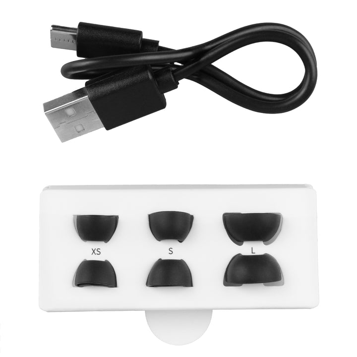 Bezdrôtové slúchadlá Audiocore, hybridné ANC, ENC, 6 mikrofónov, nabíjacie puzdro, Tuya, AC591 PRO