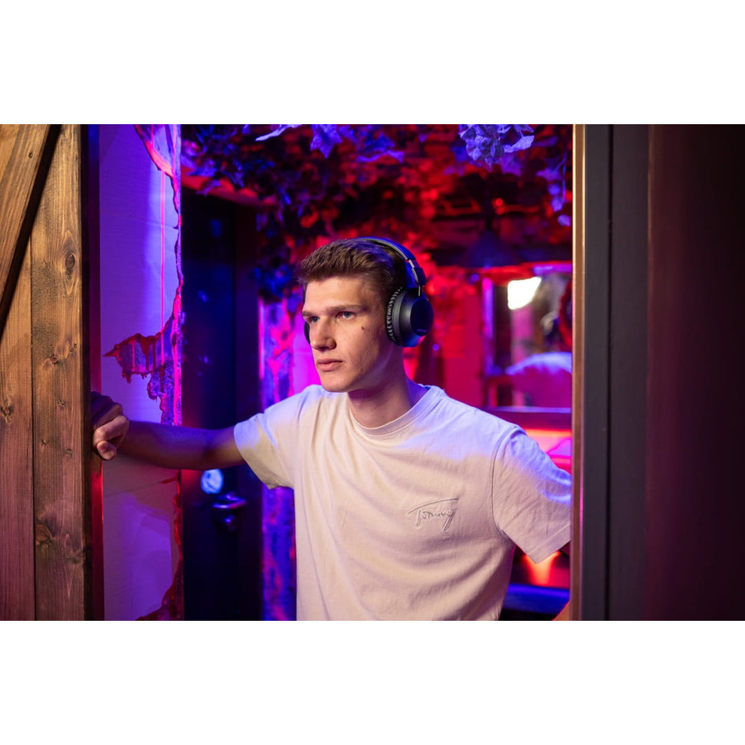 Bezdrôtové slúchadlá do uší Concept SoundJoy, doba prehrávania až 45 hodín, Bluetooth 6.0, rýchle nabíjanie, aktívne potlačenie hluku až 18 dB, čierne, HS4080