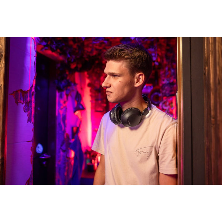 Bezdrôtové slúchadlá do uší Concept SoundJoy, doba prehrávania až 45 hodín, Bluetooth 6.0, rýchle nabíjanie, aktívne potlačenie hluku až 18 dB, čierne, HS4080