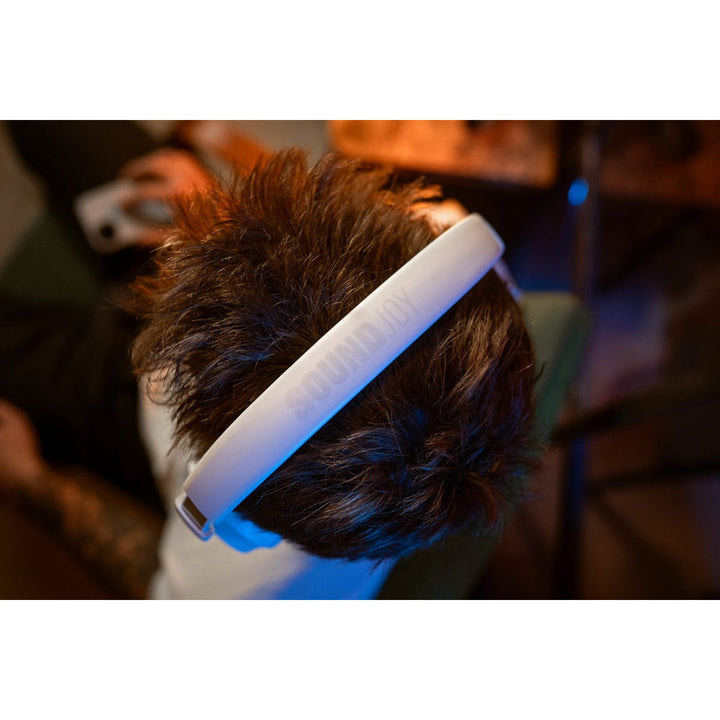 Bezdrôtové slúchadlá do uší Concept SoundJoy, doba prehrávania až 45 hodín, Bluetooth 6.0, rýchle nabíjanie, aktívne potlačenie hluku až 18 dB, biele, HS4081