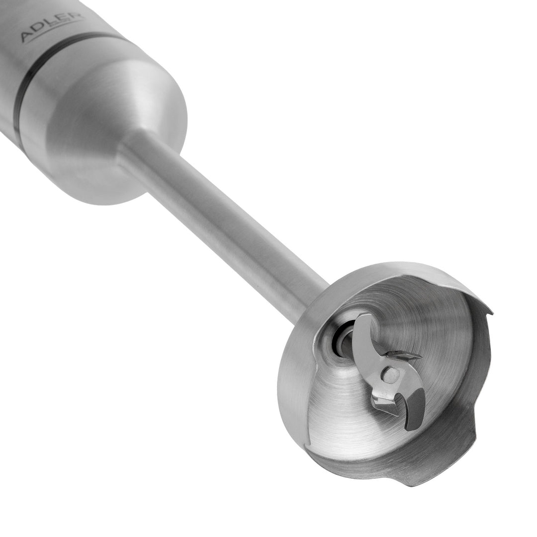 Ručný mixér Adler, multifunkčný, výkon 1800 W, sivý, funkcia turbo, AD 4627 g