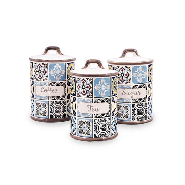 Dovolenka v Porte Sada keramických nádob Maestro, 3 prvky, objem 800 ml, silikónové tesnenie, MR-20005-03CS