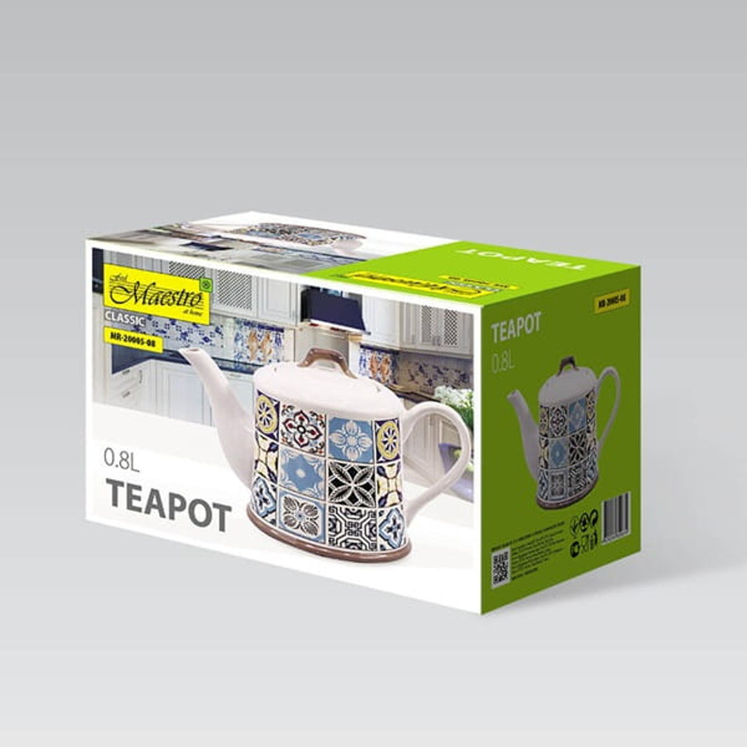 Keramická kanvica Holiday in Porto od spoločnosti Maestro, objem 800 ml, MR-20005-08