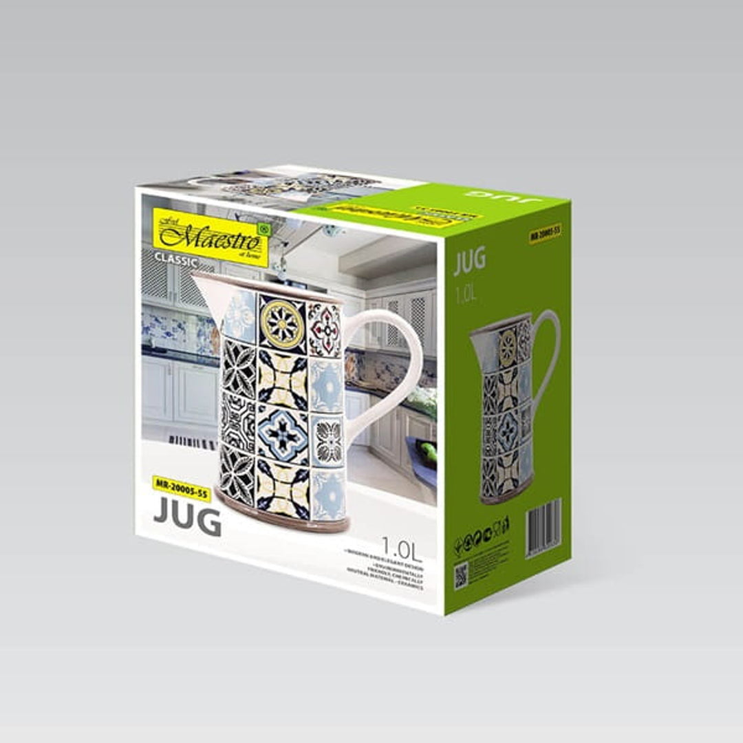 Keramický džbán Holiday in Porto značky Maestro, objem 1000 ml, MR-20005-55
