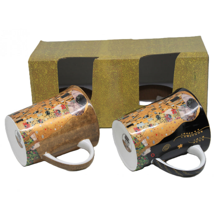 Gustav Klimt Hrnčeky Kiss čierno-hnedé 400ml, Queen Isabel