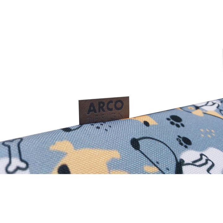 Matrac pre psov Bertoni XL, penový, nepremokavý poťah, vzor Grey Dogs, EE146