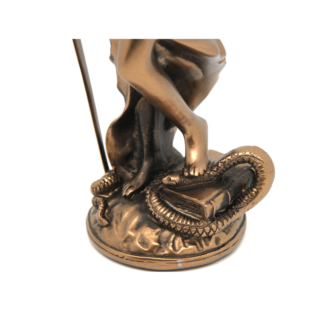 Figúrka Temidy s váhou a mečom, bronzová právnická plastika, kráľovná Isabel