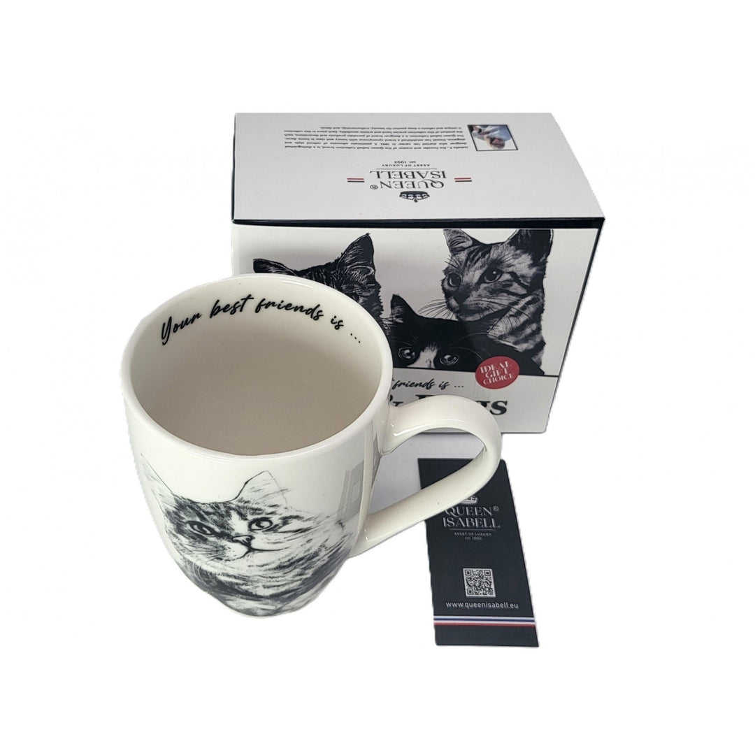 Porcelánový hrnček Queen Isabel, sibírska mačka, 350 ml, Q1-05201