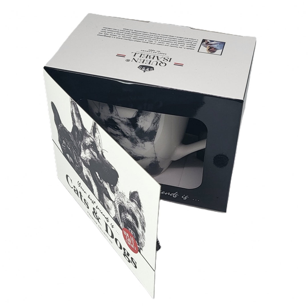 Porcelánový hrnček Queen Isabel, nemecký ovčiak, 350 ml, Q1-05232