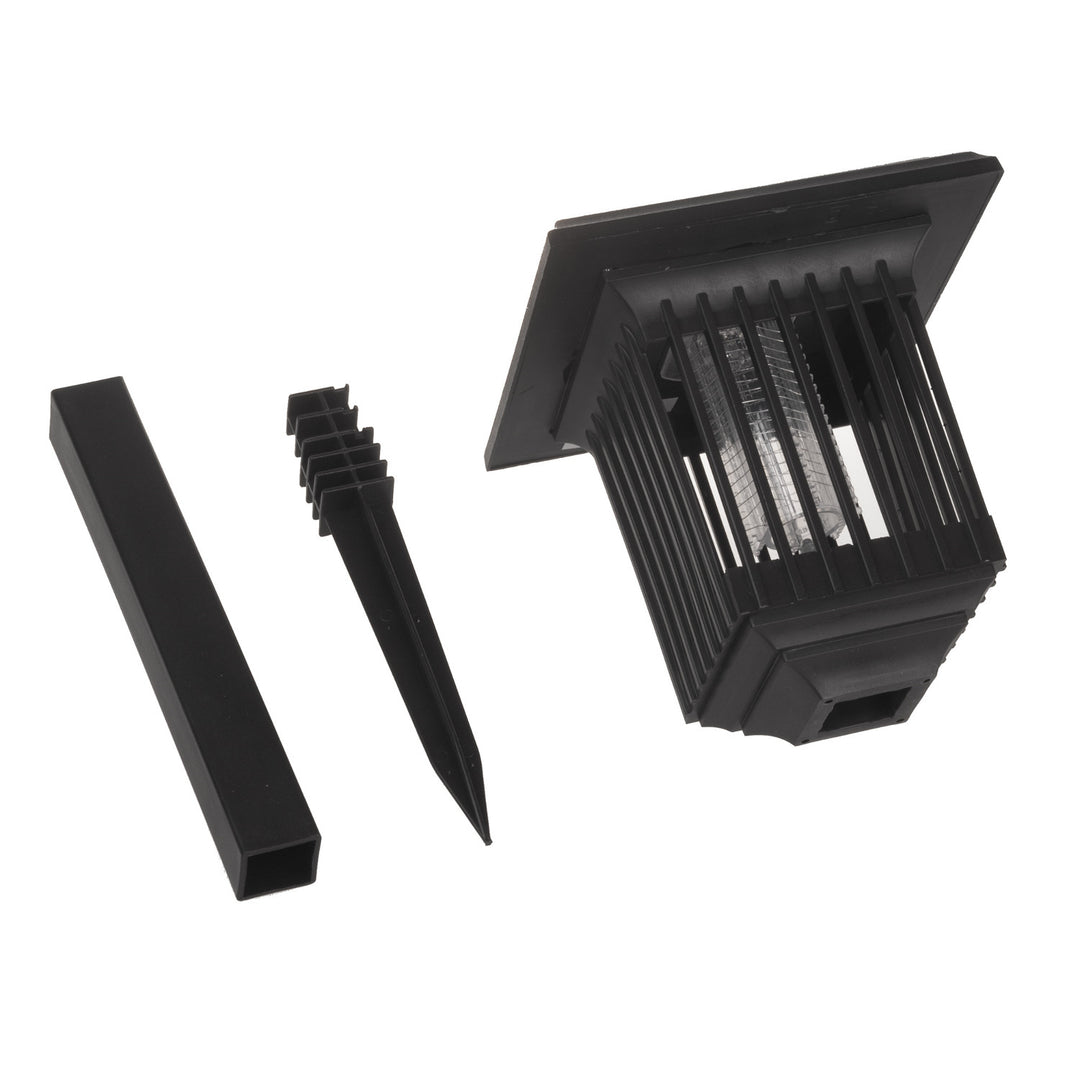 Maclean Solárne LED svetlo proti hmyzu, IP44, LED/UV, 2*AA Ni-MH 200 mAh dobíjacia batéria, solárne 2V DC MCE448, 2 kusy