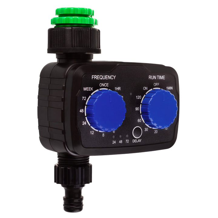 Elektronický ovládač zavlažovania GreenBlue, programátor, napájanie 2x 1,5 V AA, GB391 + 2x alkalické batérie Varta Industrial AA