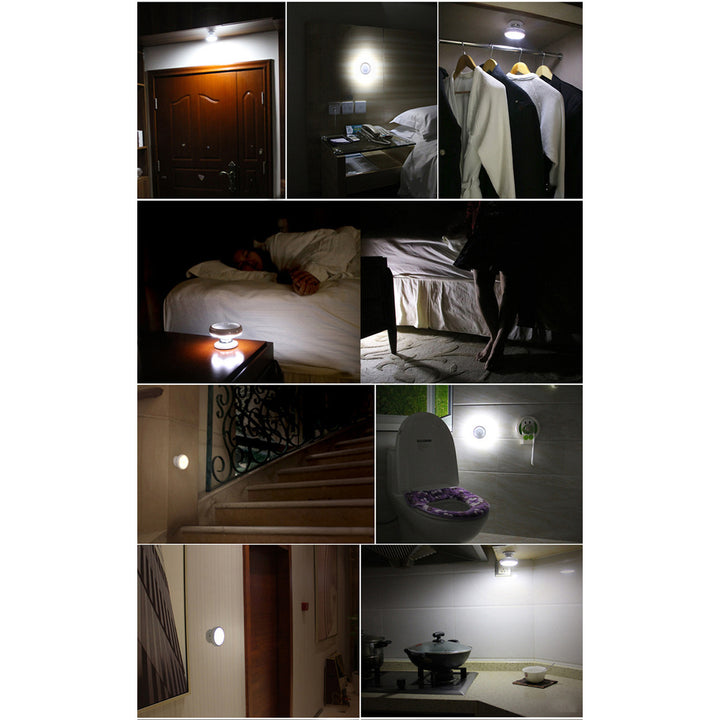 LED svietidlo so senzorom pohybu Maclean, magnet, zadné svetlo, režimy svietenia: nepretržité, PIR senzor, 3xAA, MCE223 + 3 x Varta Industrial batérie