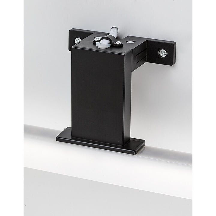 Kúpeľňové svietidlo Rabalux, výkon 9 W, prirodzená biela 4000 K, IP44. čierna, Oliro