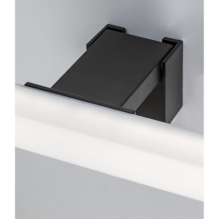 Kúpeľňové svietidlo Rabalux, výkon 9 W, prirodzená biela 4000 K, IP44. čierna, Oliro