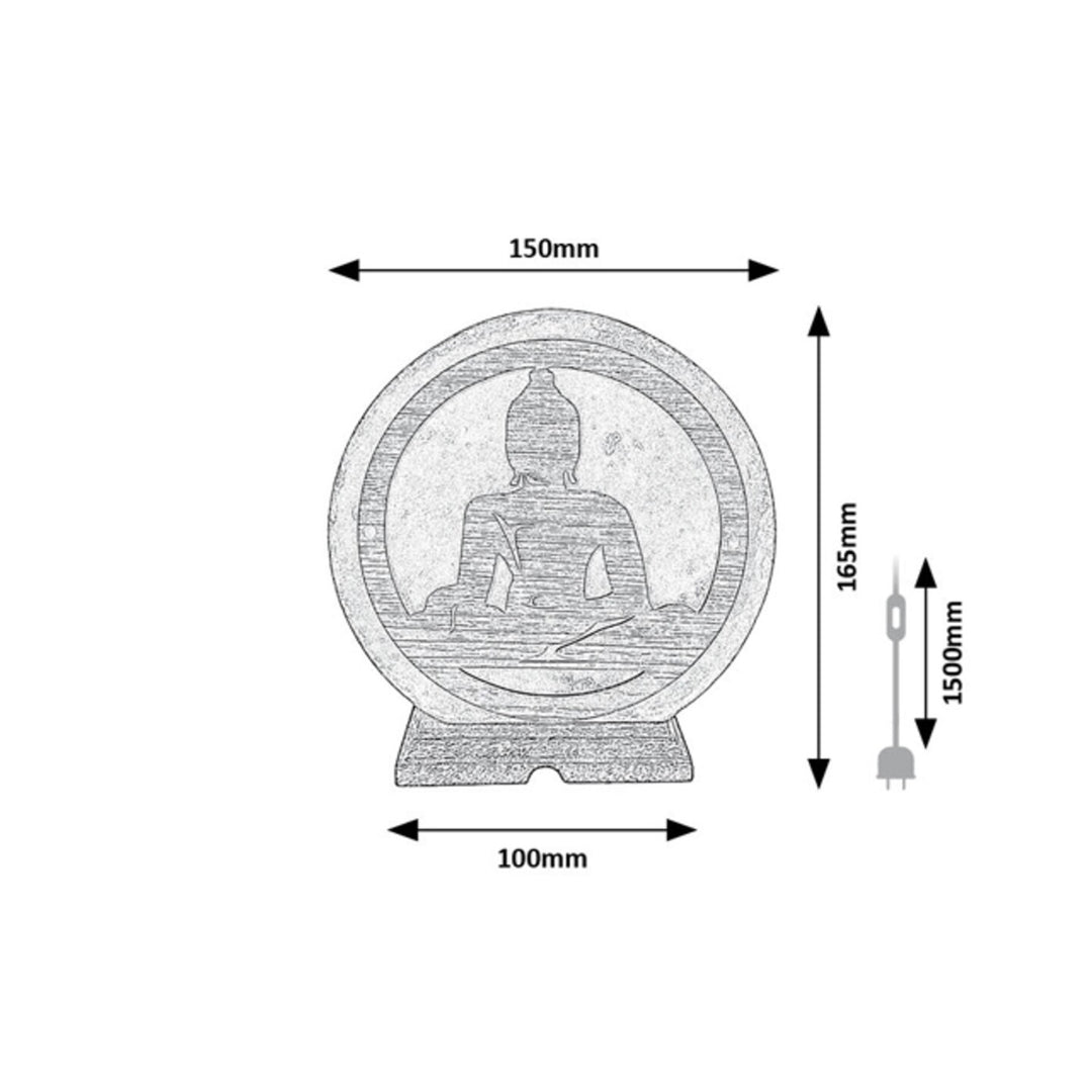Soľná lampa Rabalux, závit E14, oranžová, IP20, Zenova