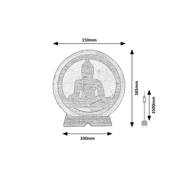 Soľná lampa Rabalux, závit E14, oranžová, IP20, Zenova